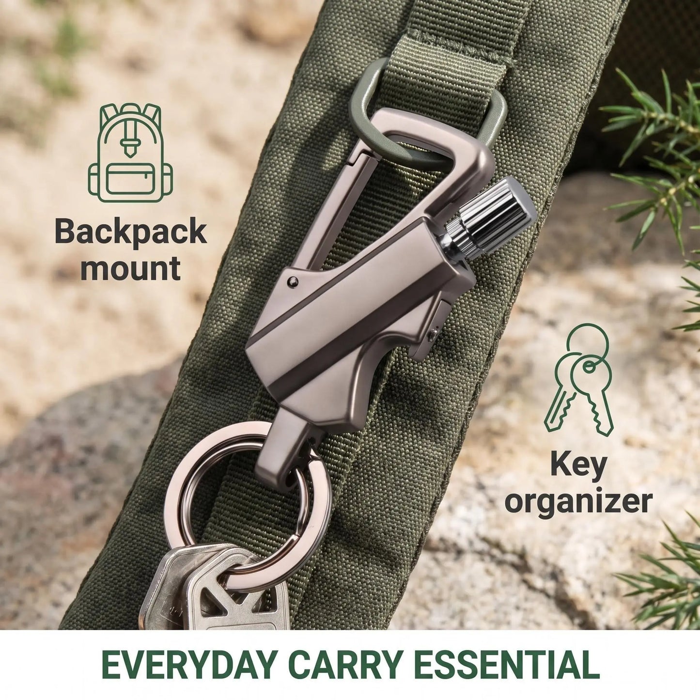 Metal Bottle Opener Keychain